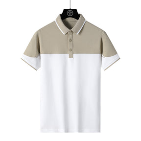 Polo Shirt Stitching Embroidered Ice Breathable Lapel T Shirt