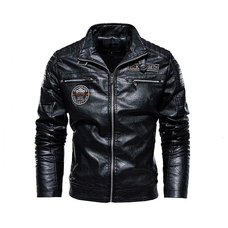 Men's PU leather jacket