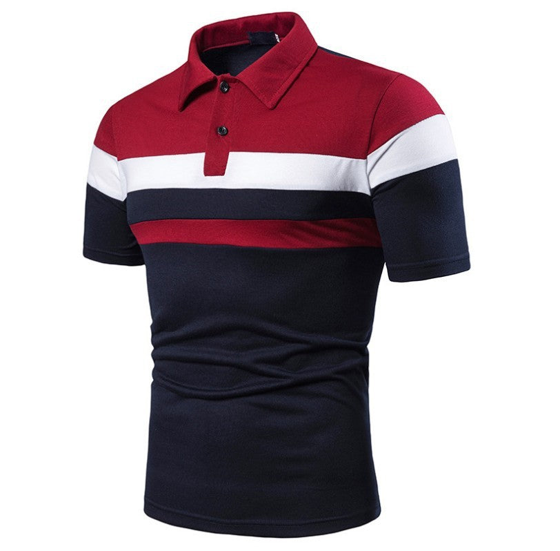 Breathable Square Neck Short-sleeved Polo Shirt