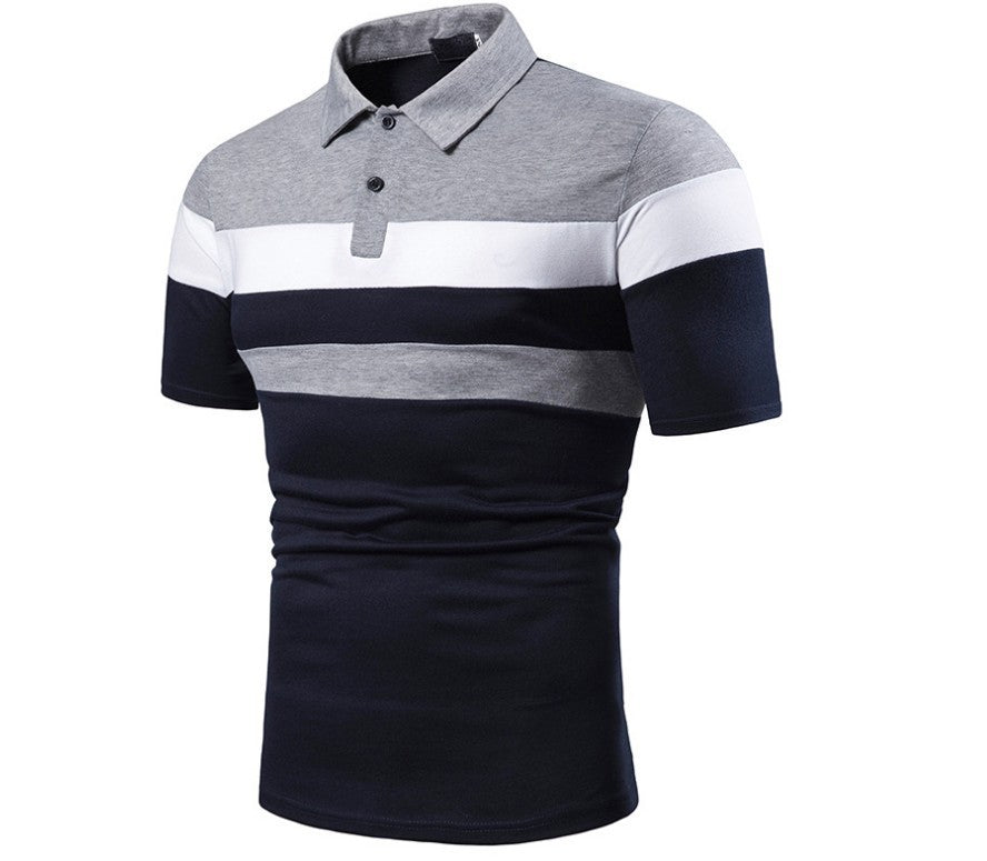 Breathable Square Neck Short-sleeved Polo Shirt