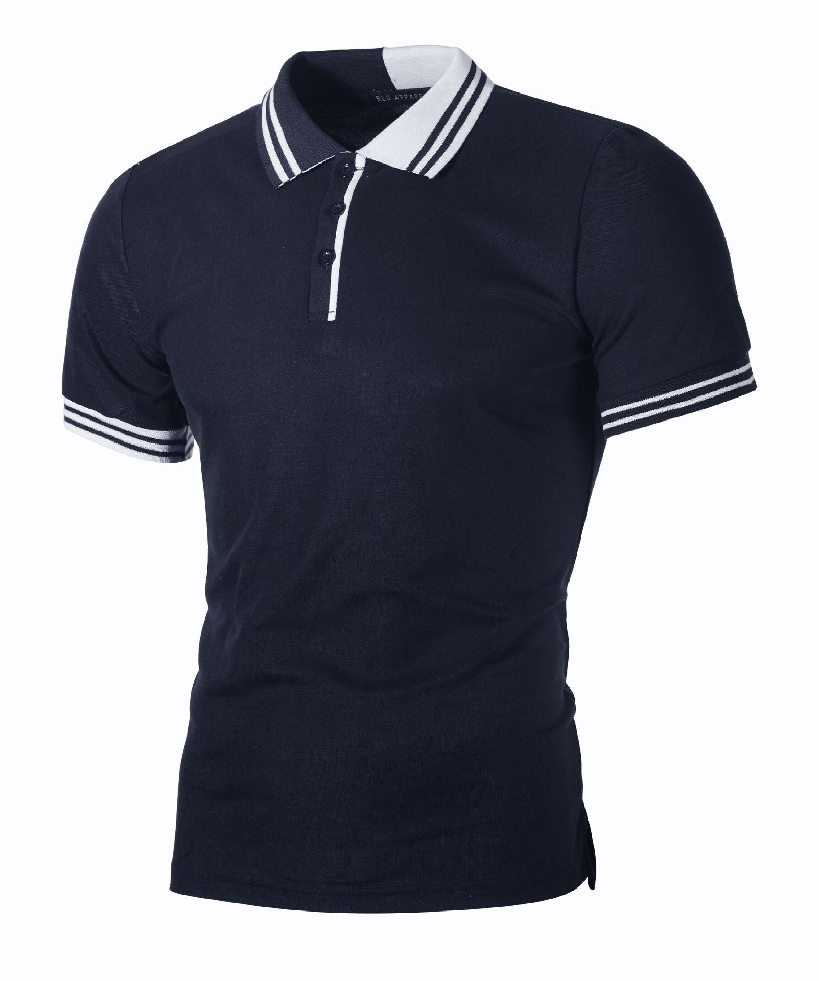 Breathable Square Neck Short-sleeved Polo Shirt