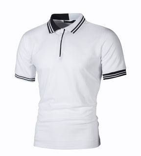 Breathable Square Neck Short-sleeved Polo Shirt