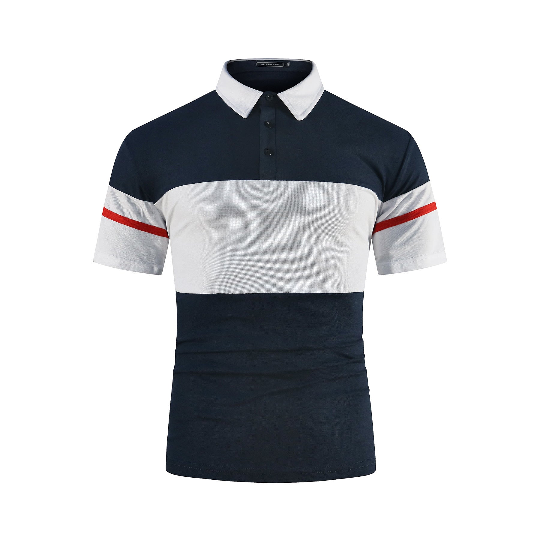 Breathable Square Neck Short-sleeved Polo Shirt