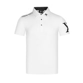 Golf Clothing Men's Summer Short-sleeved T-shirt Golf Sports Jersey Outdoor Sports Sunscreen Breathable Polo Shirt