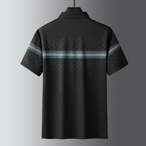 Business Men's Polo Shirt Breathable Printed T-shirt