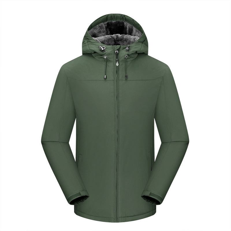 Outdoor Hiking Men's Warm Long-sleeved Jacket