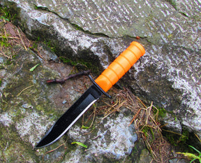 Stainless steel camping survival knife