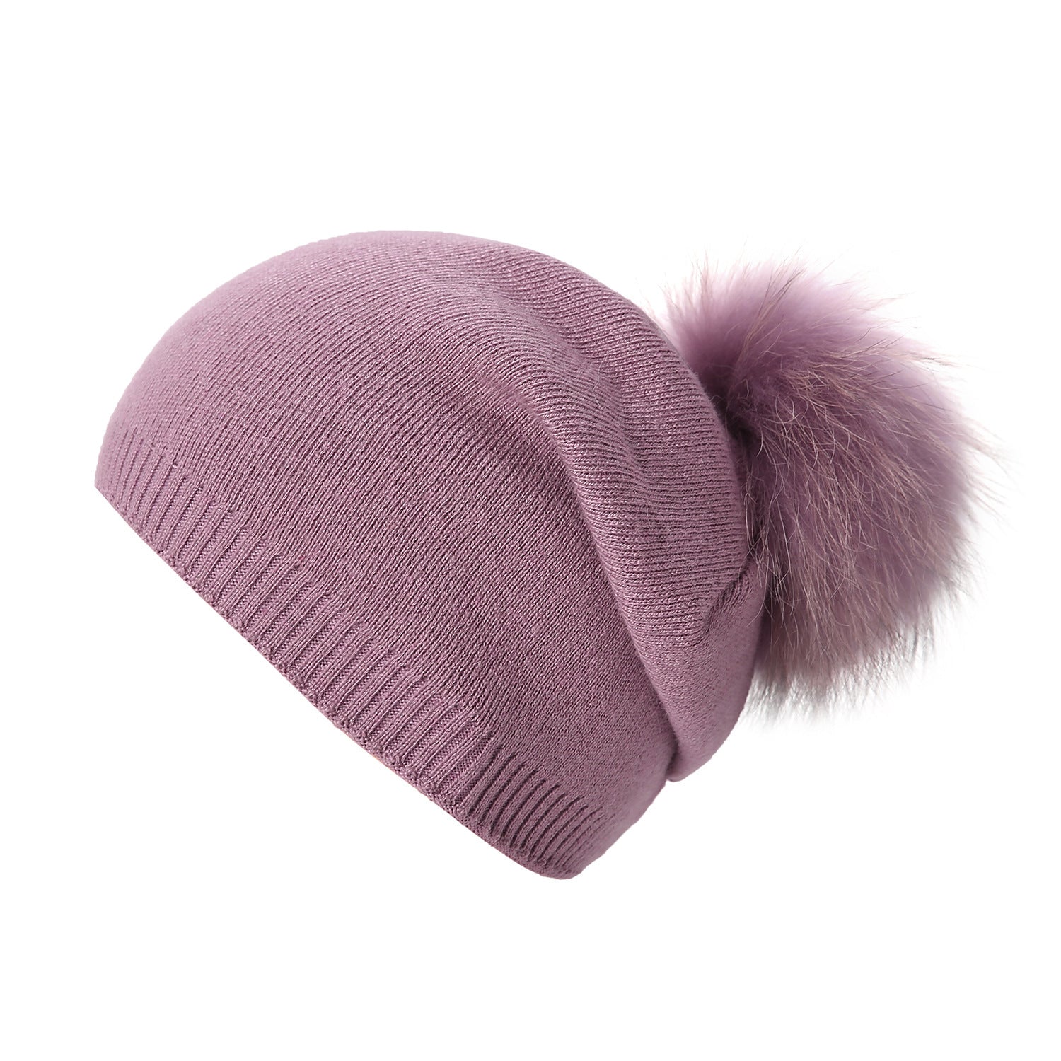 Fur Pompom Hats