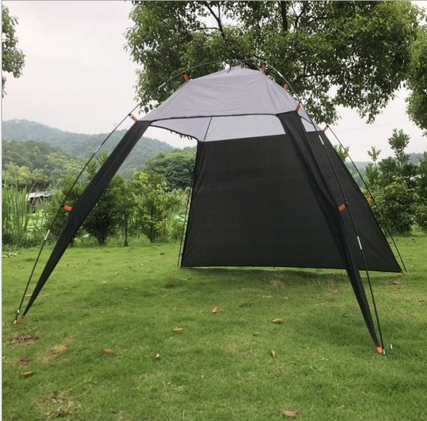 Camping Tent Sunshade Waterproof Tent Outdoor Canopy Beach Shelter Sunscreen Tent For Camping Hiking Fishing Bearing 5-8 People