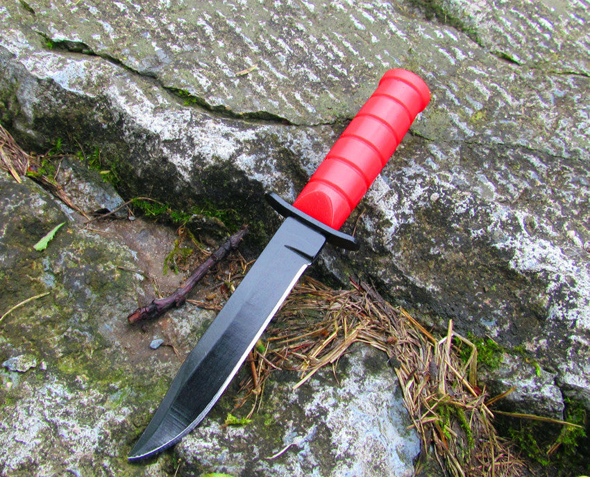 Stainless steel camping survival knife