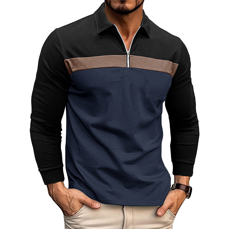 New Polo Collar Polo Men's T-shirt