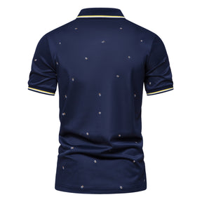 Lapel Short-sleeved T-shirt Men's Summer New Breathable Polo Shirt