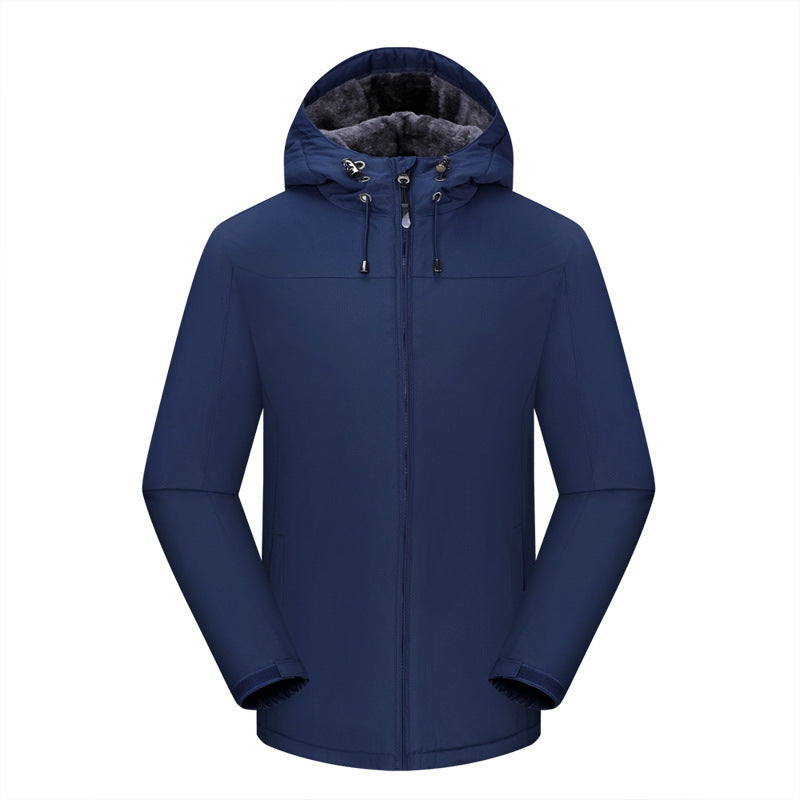 Outdoor Hiking Men's Warm Long-sleeved Jacket