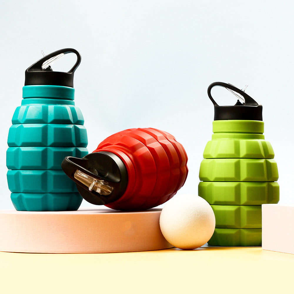 Sports Water Bottle With Hook For Cycling And Hiking