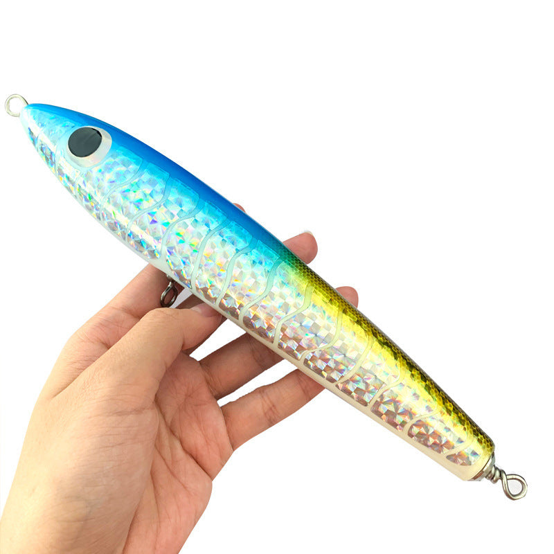 80g 90g Handmade Wood Fishing Lure Lure Sea Fishing Boat Fishing Pencil