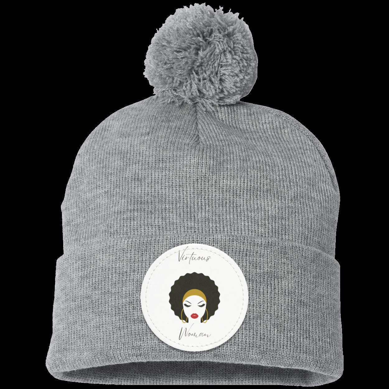 SP15 Pom Pom Knit Cap - Patch