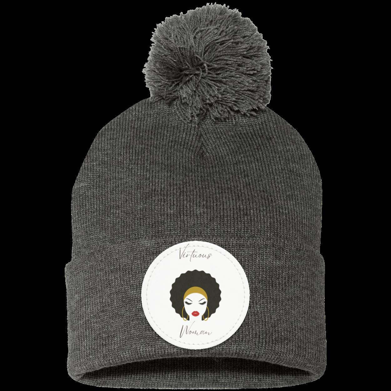 SP15 Pom Pom Knit Cap - Patch