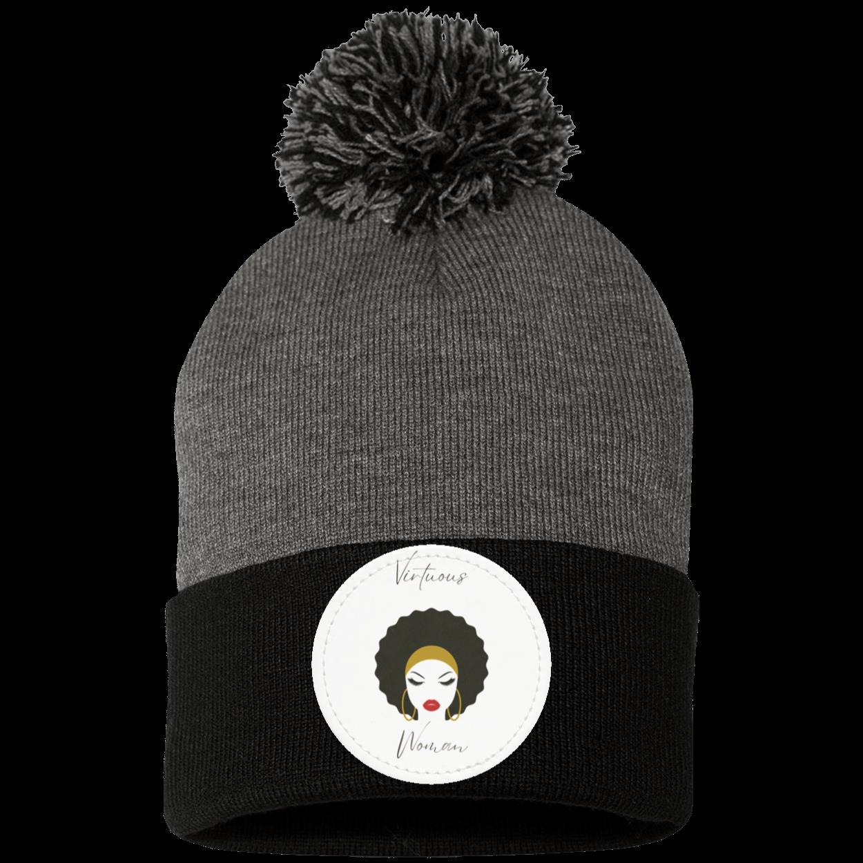 SP15 Pom Pom Knit Cap - Patch