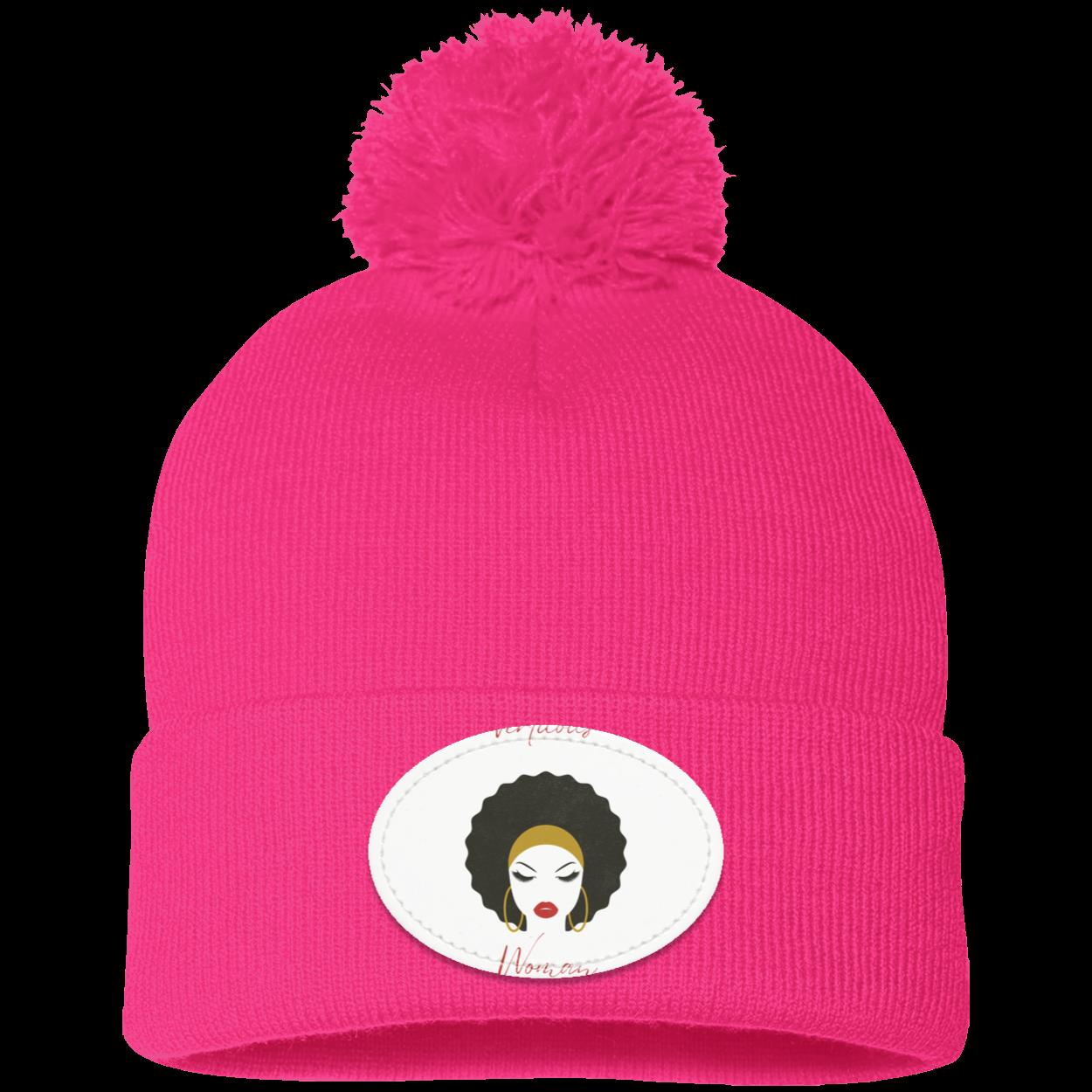 SP15 Pom Pom Knit Cap - Patch