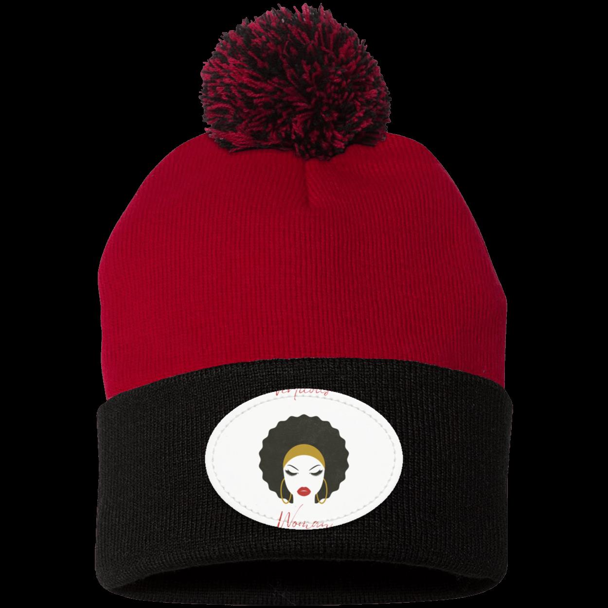 SP15 Pom Pom Knit Cap - Patch