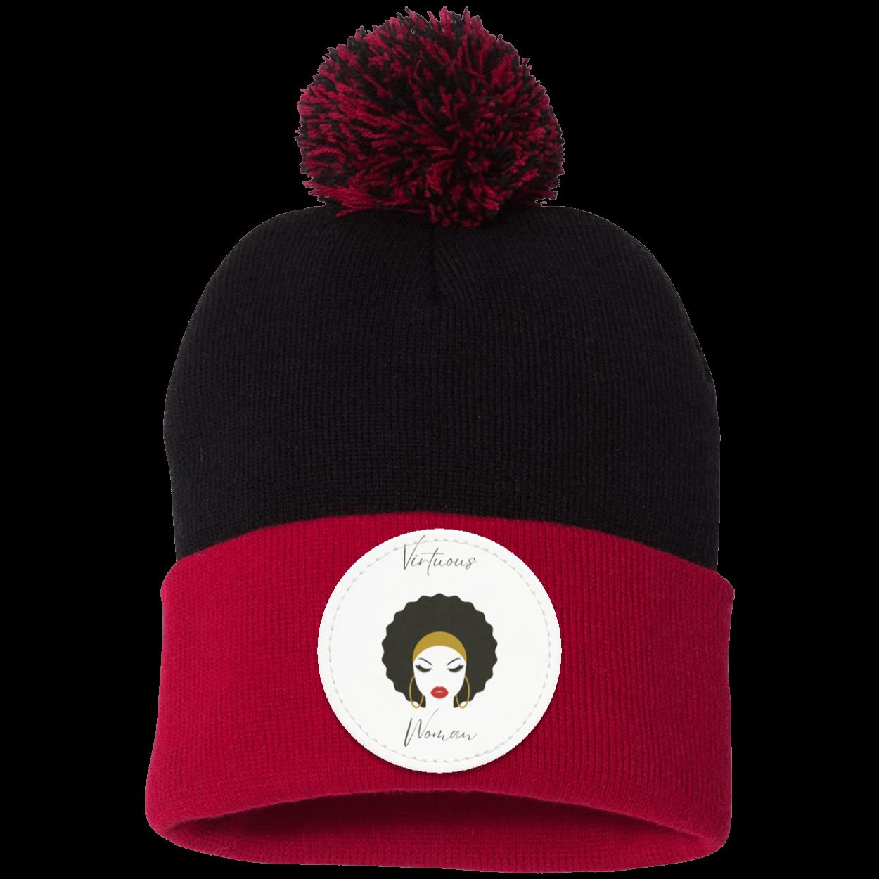 SP15 Pom Pom Knit Cap - Patch