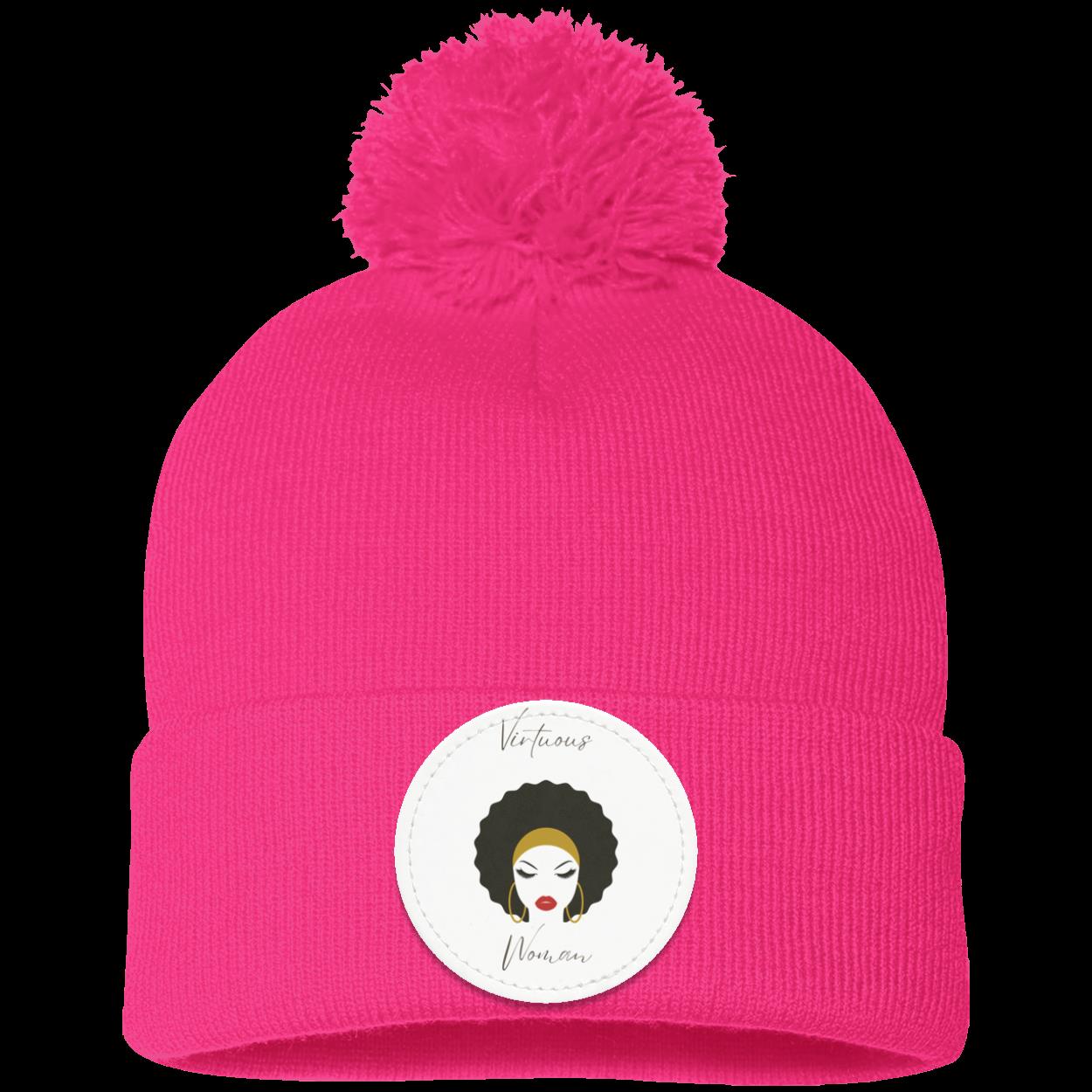 SP15 Pom Pom Knit Cap - Patch