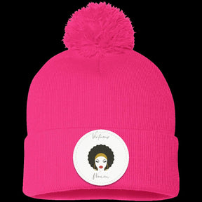 SP15 Pom Pom Knit Cap - Patch