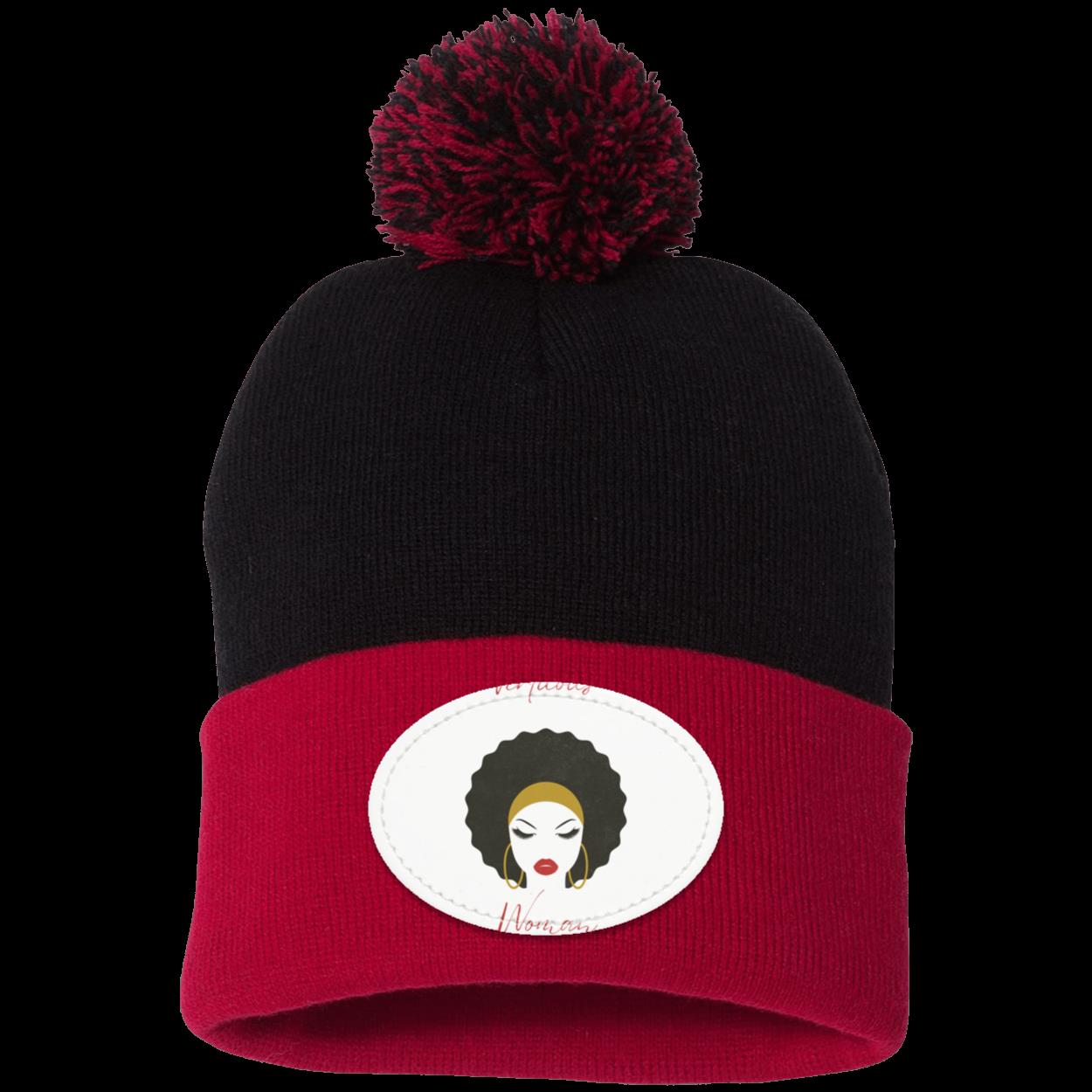 SP15 Pom Pom Knit Cap - Patch