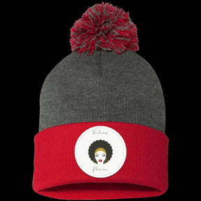 SP15 Pom Pom Knit Cap - Patch