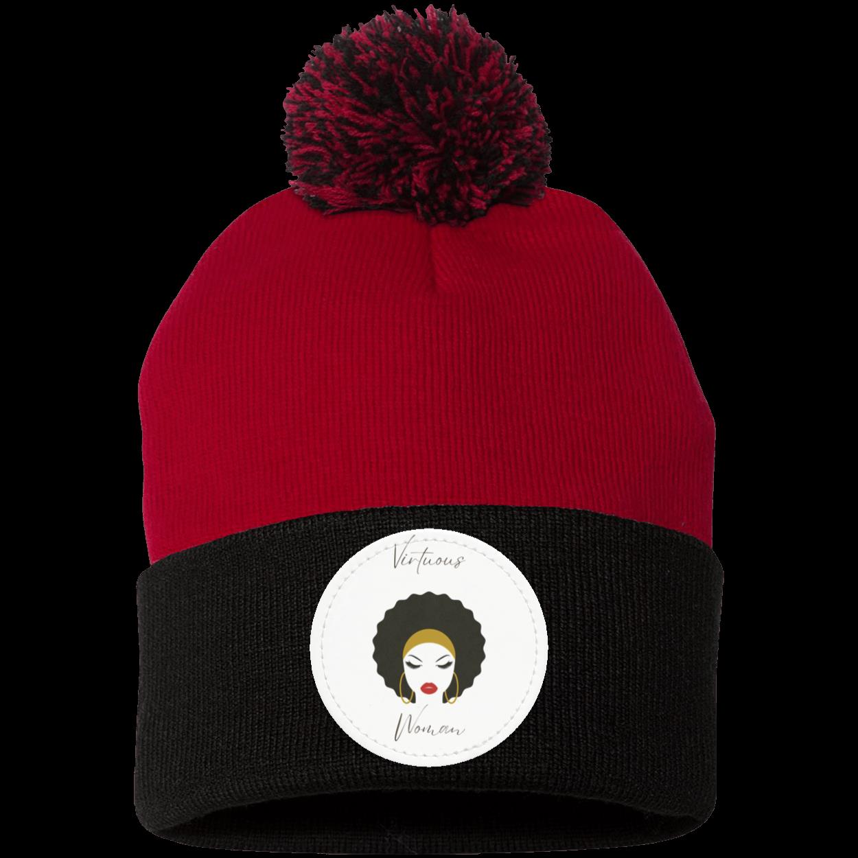 SP15 Pom Pom Knit Cap - Patch