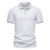 Lapel Short-sleeved T-shirt Men's Summer New Breathable Polo Shirt