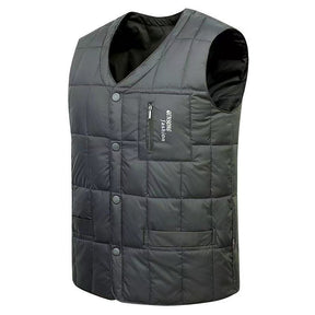 Men's Down Vest Plus-sized Duck Down Vest Warm Autumn And Winter