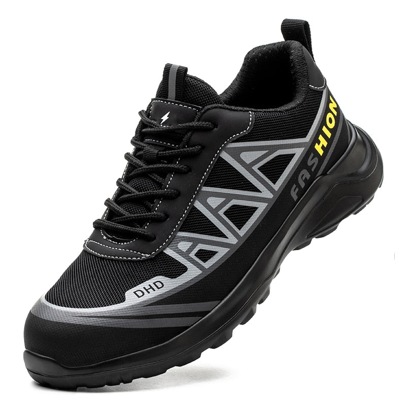 Work Safety Shoes Men Safety Boots Anti-smash Anti-puncture