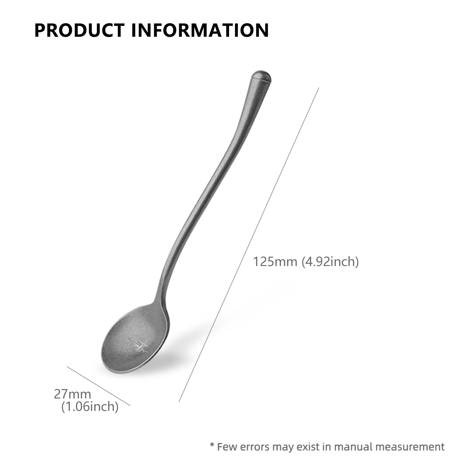 Premium Stainless Steel Coffee Spoon Cocktail Stirring Spoons Ice Cream Stirrers Portable Travel Camping Tool Barista Accessorie