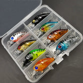 Crank Bait Minnow Fishing Lure Set