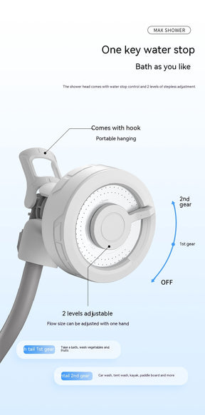 Camping Wireless Electric Simple Outdoor Portable Shower