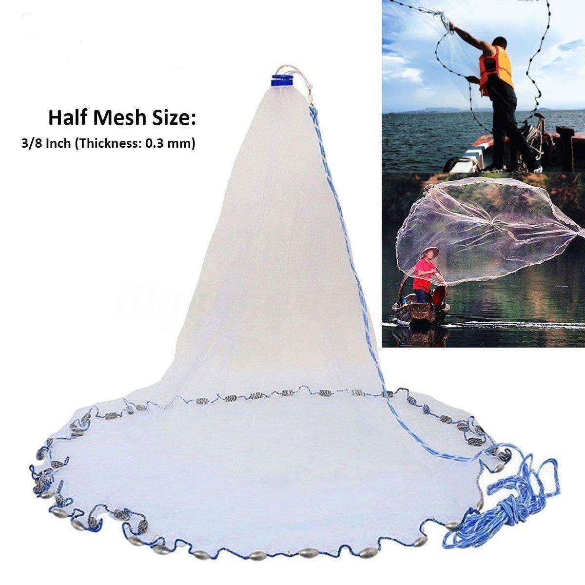 Traditional Hand-spreading Fishing Line Loopless Hand-throwing Net Spinning Net