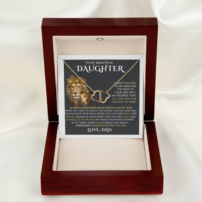 To my daughter, everlasting love necklace