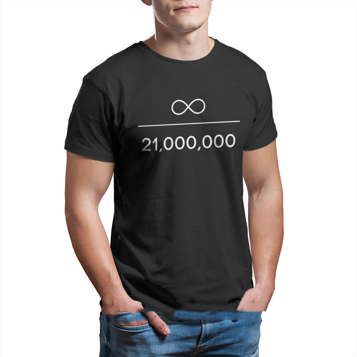 Infinity Divided By Million Unique TShirt Bitcoin