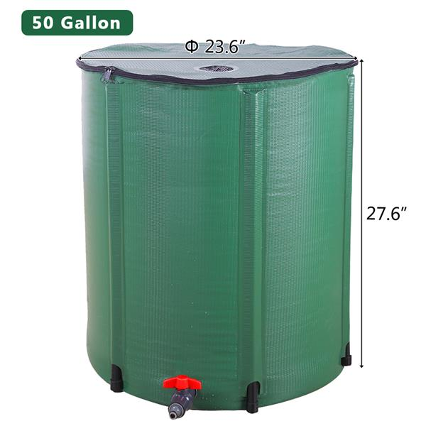 50/100 Gallon Folding Rainwater Barrel Water Collector