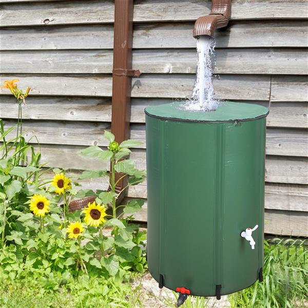 50/100 Gallon Folding Rainwater Barrel Water Collector