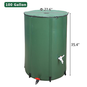 50/100 Gallon Folding Rainwater Barrel Water Collector