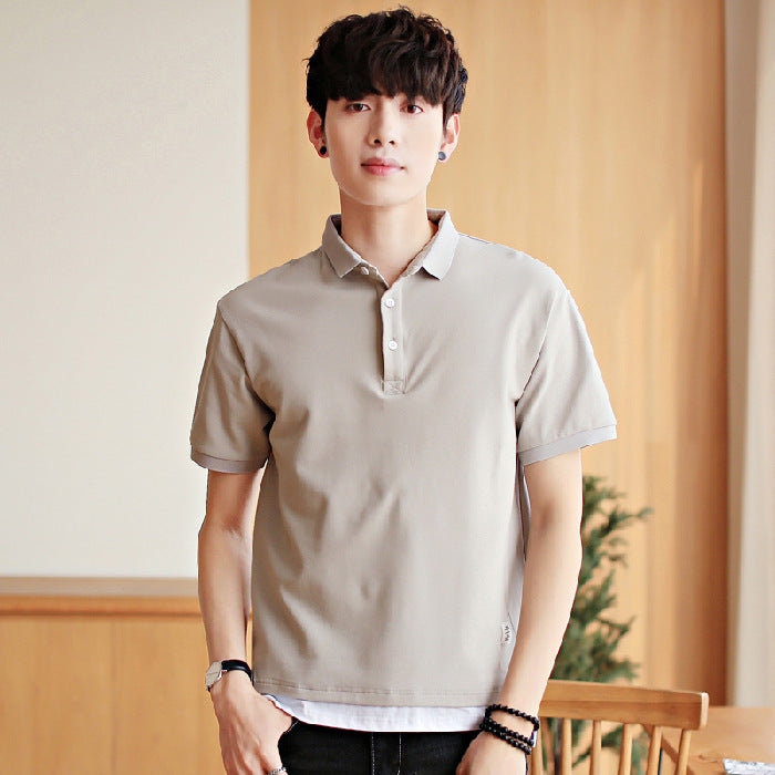 Thin, Comfortable And Breathable Short-sleeved Polo Shirt