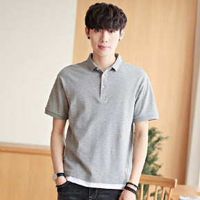 Thin, Comfortable And Breathable Short-sleeved Polo Shirt