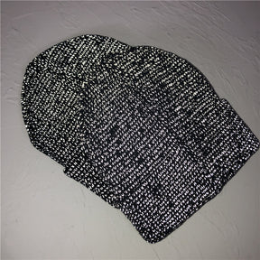 Autumn And Winter Hats Men And Women Trendy Reflective Knitted Hats