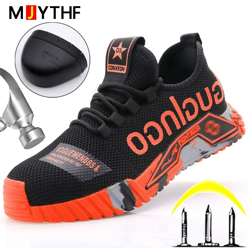 Puncture-Proof Work Shoes Boots Fashion Indestructible Footwear Security